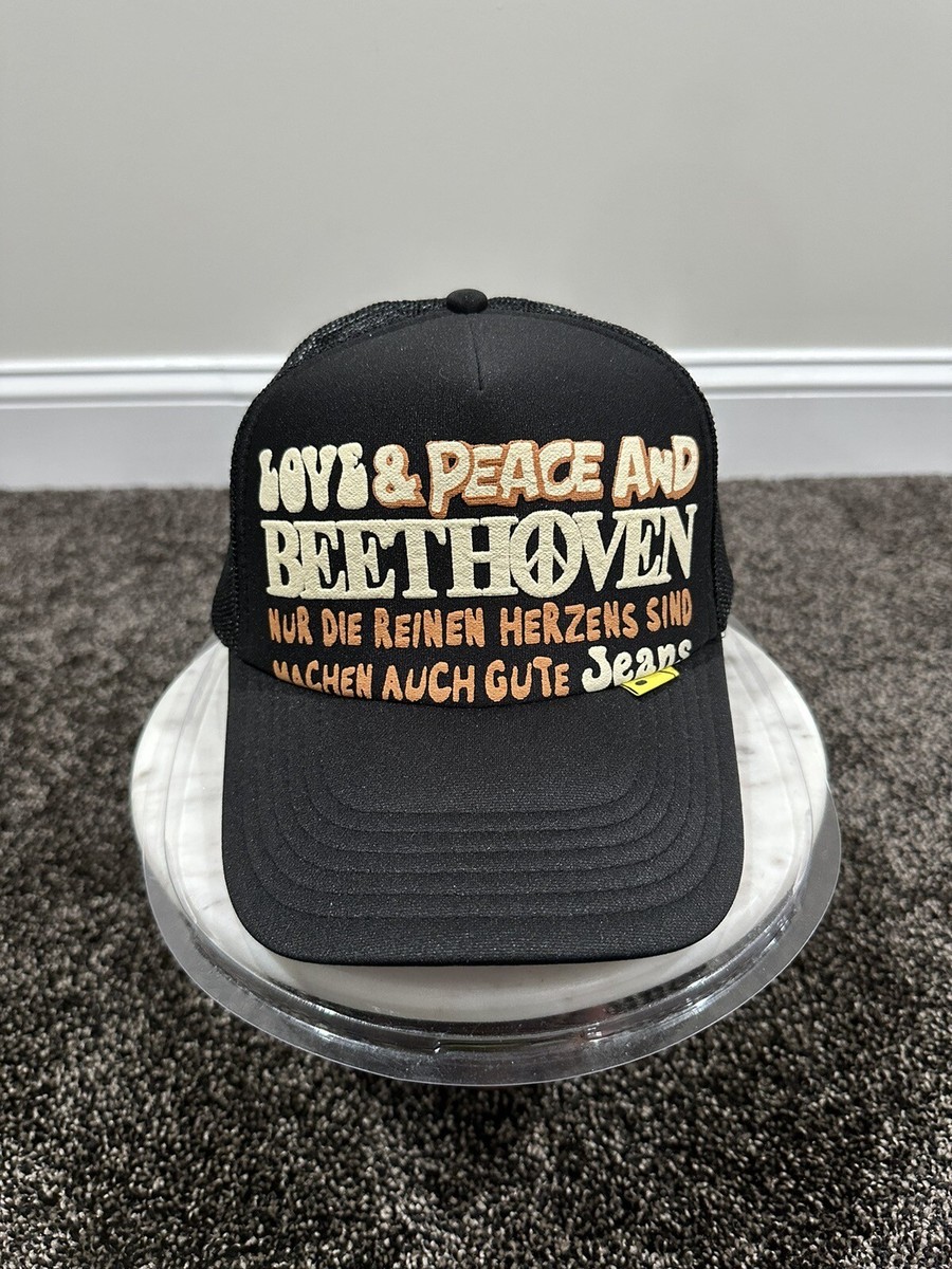 Kapital Kountry Love & Peace and Beethoven Trucker Black Hat | eBay