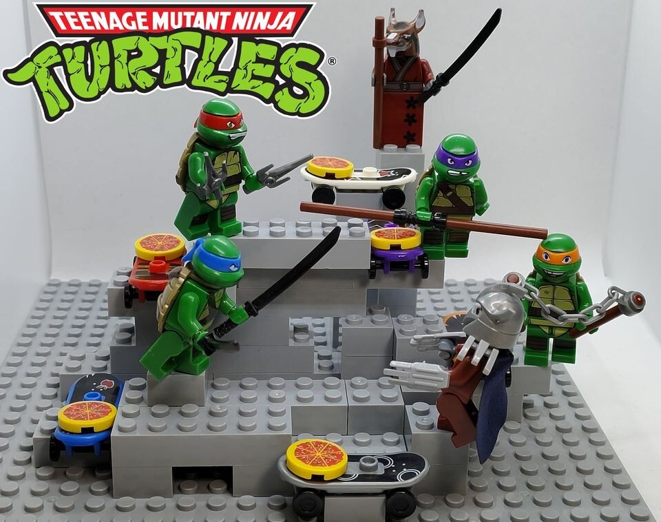 Teenage Mutant Ninja Turtle TMNT Custom Made Lego Figure SET