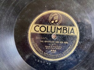 Victrola Record The Whistler And His Dog / Any Rags Columbia A64