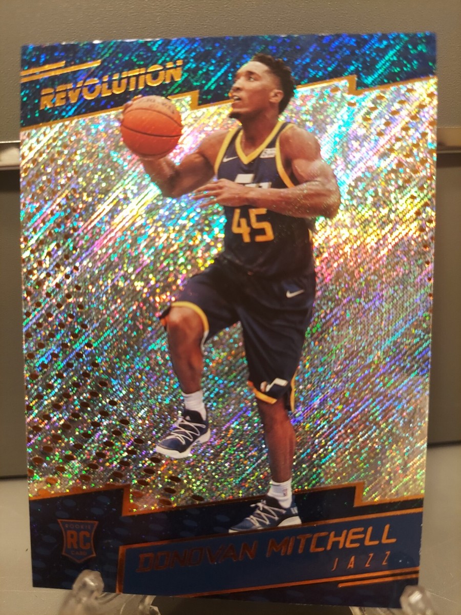 DONOVAN MITCHELL ROOKIE❗ 2017-18 PANINI DONRUSS #188 DONOVAN MITCHELL ROOKIE CARD RC