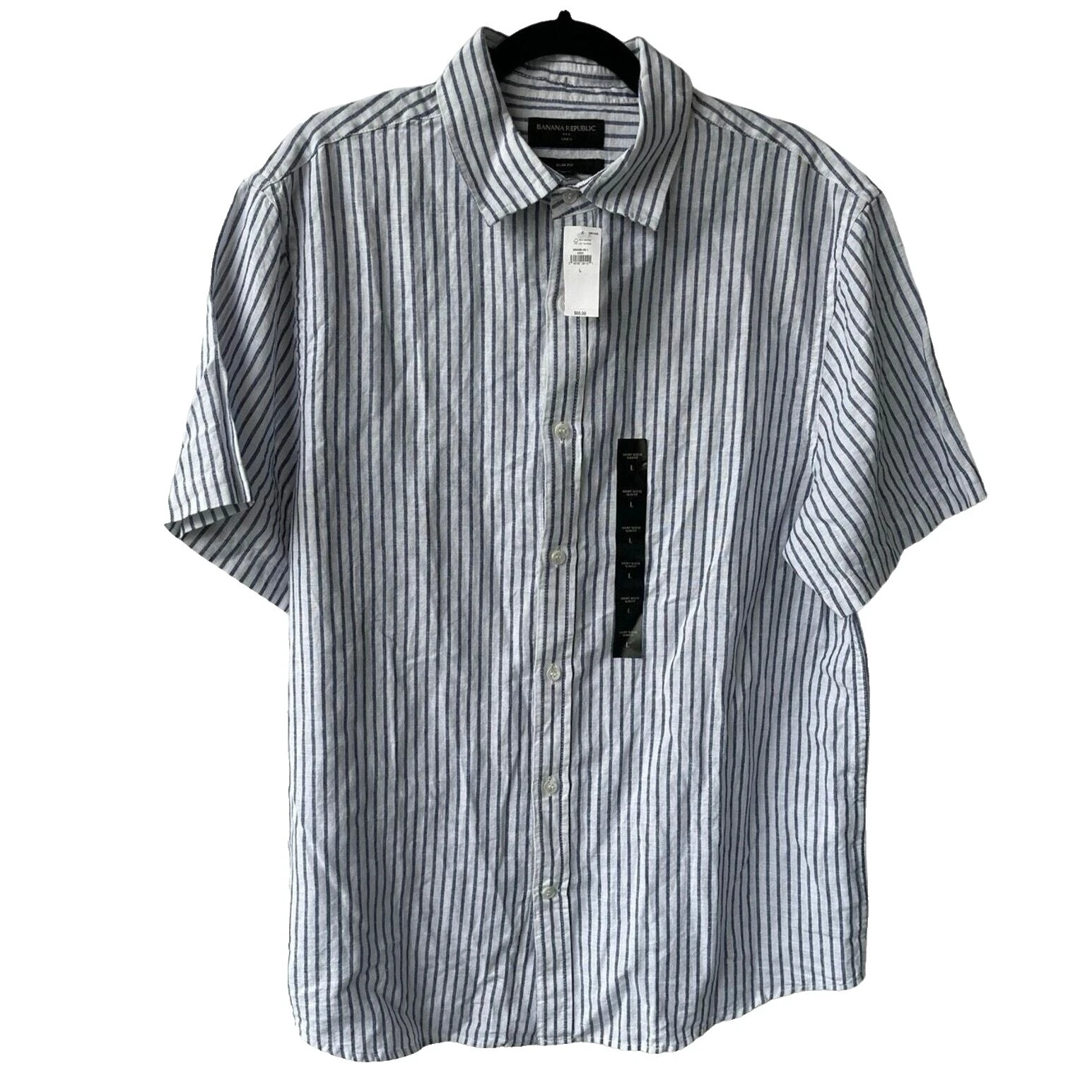 Banana Republic Linen Casual Button-Down Shirts for Men