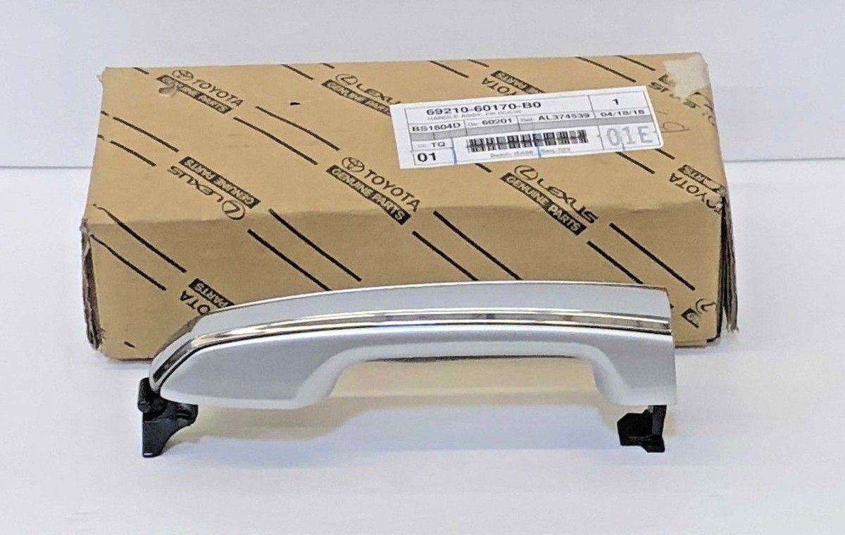 レクサス116③ LEXUS OEM FACTORY OUTER REAR DOOR HANDLE 2010-2014 GX460 (TUNGSTEN