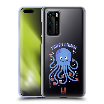 HEAD CASE DESIGNS FUN PARTY ANIMALS SOFT GEL CASE FOR HUAWEI PHONES 4