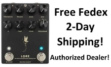 New Walrus Audio Lore Reverse Soundscape Generator Black Guitar Effects Pedal