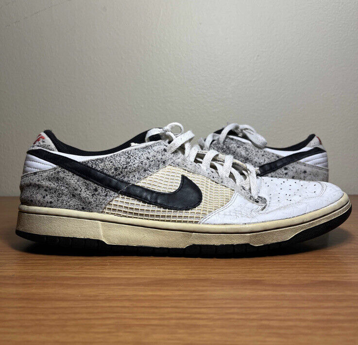 Nike Dunk Low Cl Jordan Pack White Cement Size 10.5 Sneakers Nike Dunk Low Cl Jordan Pack White Cement Size 10.5 Sneakers