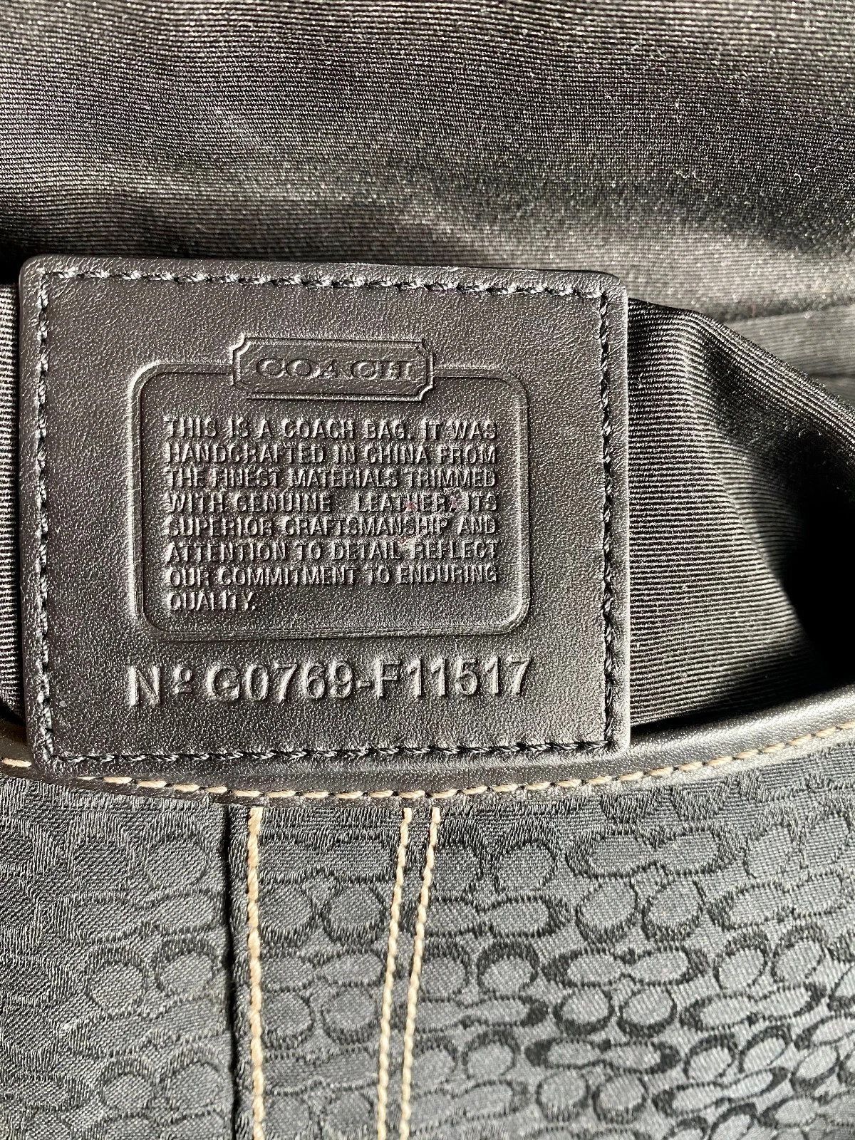 Borsa Coach Soho nera jacquard pelle scamosciata borchie hobo F11517 IN OTTIME CONDIZIONI!