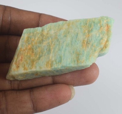 204 Ct Green Amazonite Natural Untreated Gemstone Rough Collection Specimen