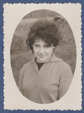 Portrait of a Pretty Young Girl, Beautiful Lady Soviet Vintage Photo USSR