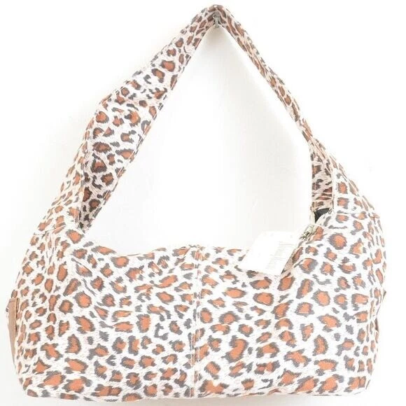 NUEVO CON ETIQUETAS Neiman Marcus HOBO Bolso de Maquillaje Estampado de Leopardo Cartera de Cosméticos Foto 4 de 4