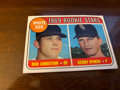 1969 Topps baseball set break #173 CHICAGO WHITE SOX ROOKIES NM