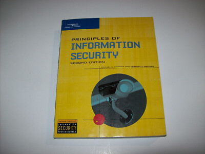 PRINCIPLES OF INFORMATION SECURITY, 2nd Edition, Whitman  & Mattord, (X)