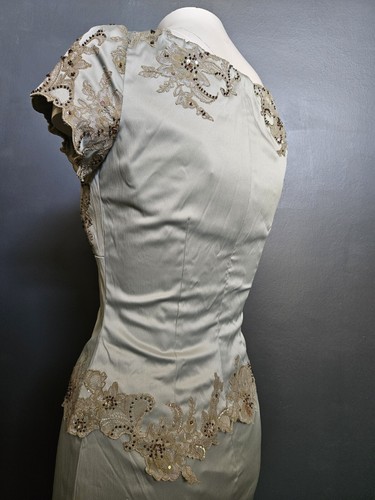 đŸ’¥STUNNING MANDALAY Y2K Evening COCKTAIL DRESS 2pc Embellished MINT 8 - Picture 17 of 19