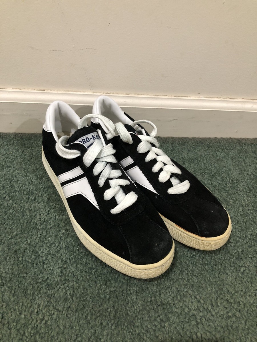 Vintage 90s Pro Keds Black Suede Lace Up Shoes Sneakers Size Vintage 90s Pro Keds Black Suede Lace Up Shoes Sneakers Size