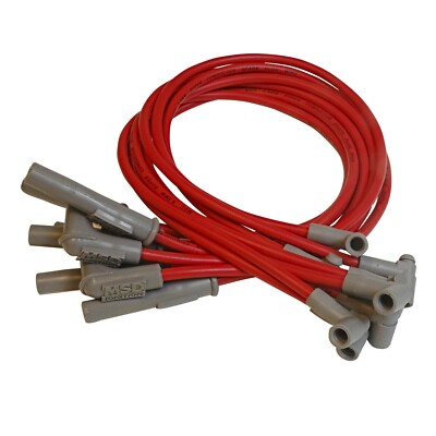 MSD 31409 Super Conductor Spark Plug Wire Set Chevy '82-'83 Camaro/Trans Am