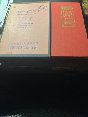 Mark Twain's ''1601'' A Special Collector's Limited Edition-Slipcase HC-VG+