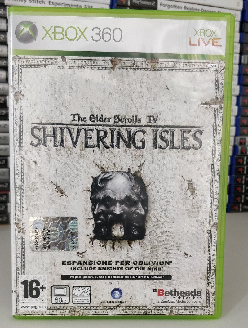 XBOX 360 THE ELDER SCROLLS IV 4 SHIVERING ISLES - ITALIANO COME NUOVO ...