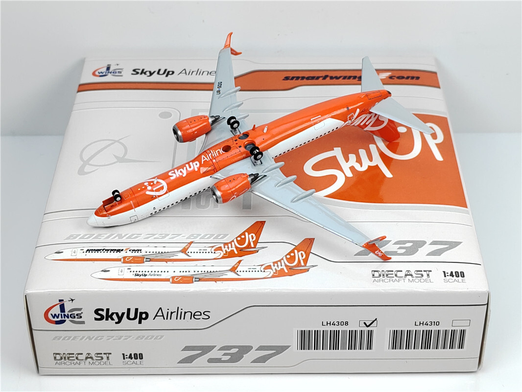 1:400 JC Wings SKYUP AIRLINES BOEING B737-800 Passenger Airplane