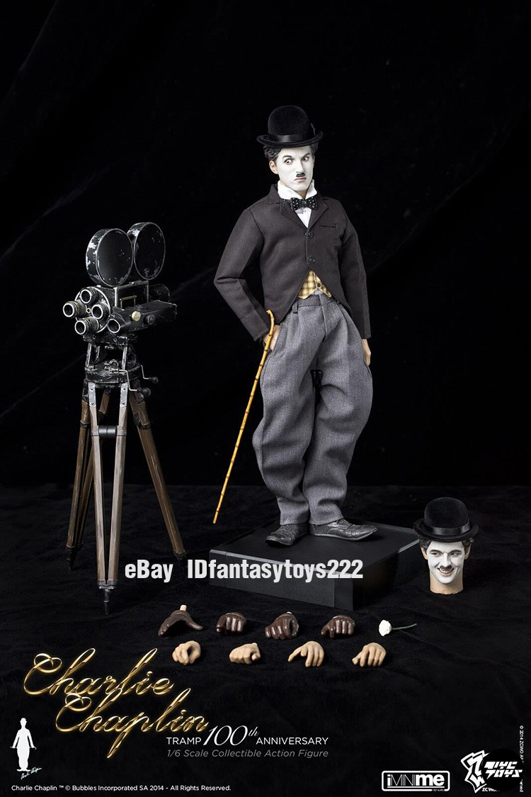 1:6 Scale ZCWO Master Of Comedy Charlie Chaplin Action Figure IN