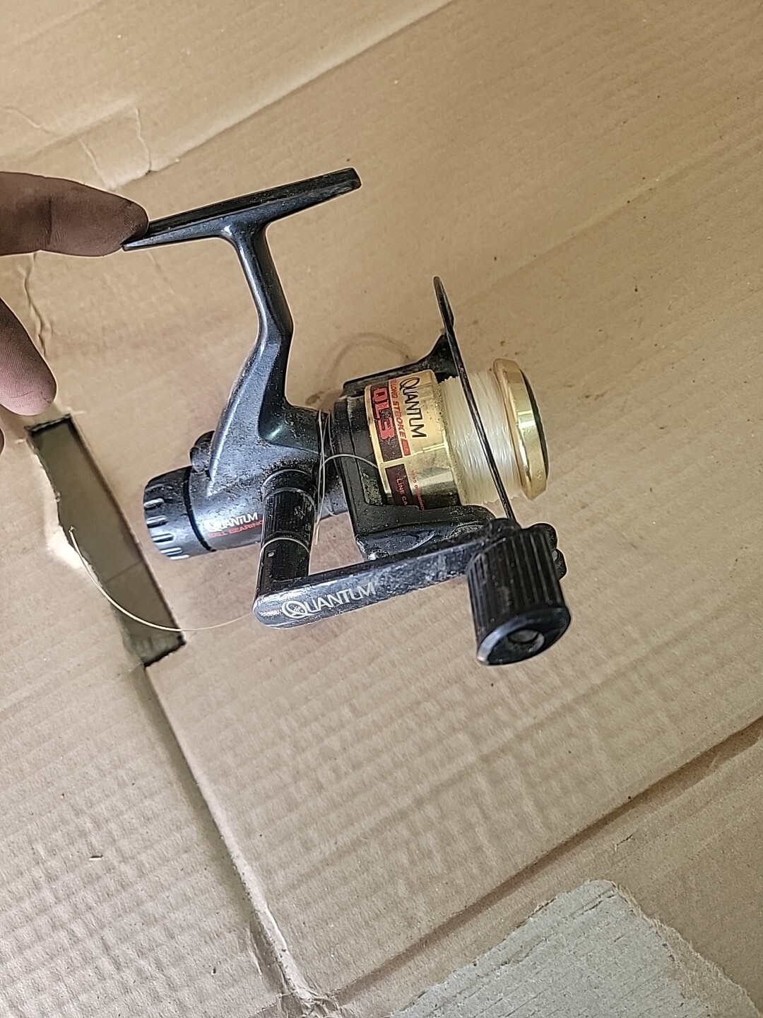 Vintage Quantum QL3 Long Stroke Spinning Fishing Reel Works Great eBay