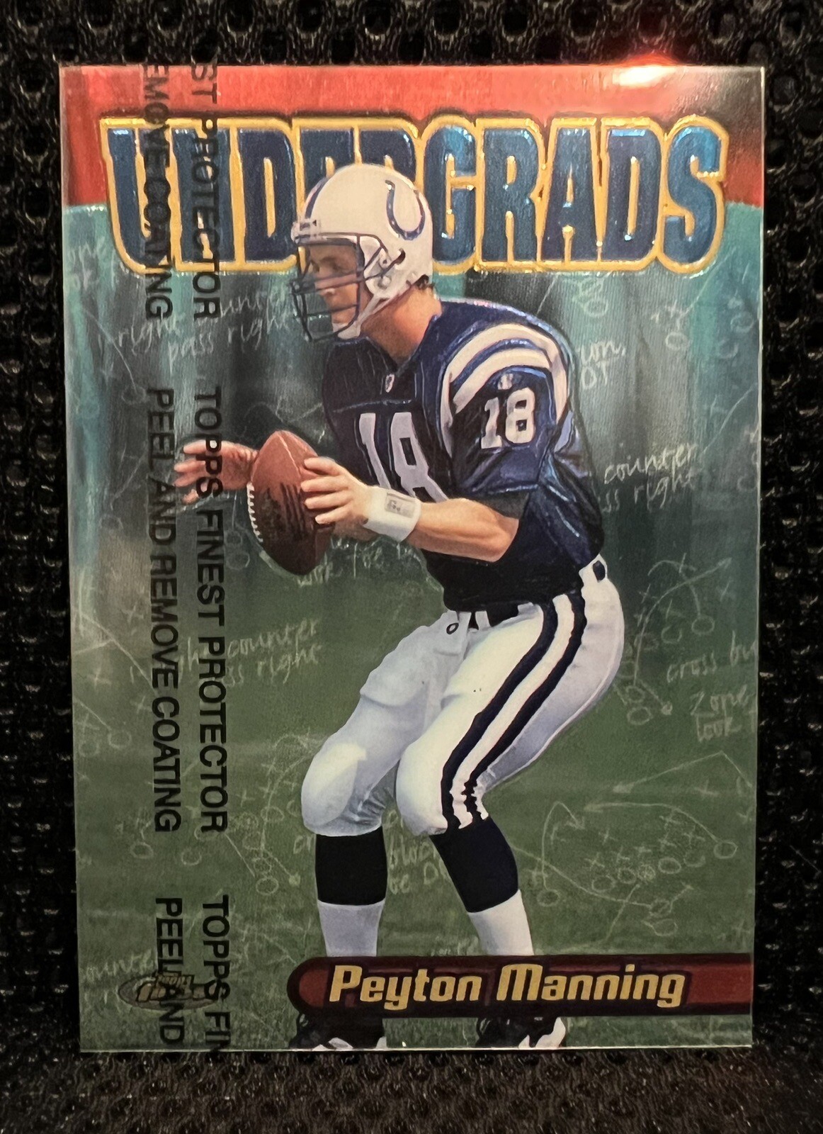 1998 Topps Finest Undergrads Peyton Manning Colts RC Rookie Card MINT