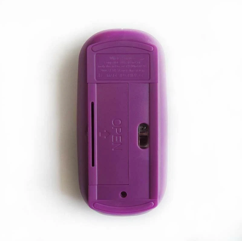 10 x Purple Super Slim Optical Wireless Mouse Slimline Mice 2.4G Range 1600 DPI - Image 3 of 4