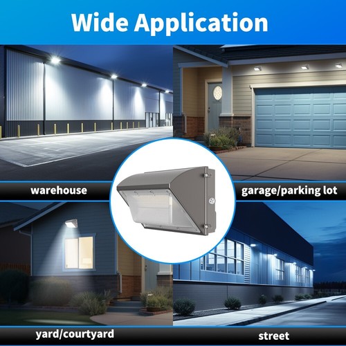 125W LED Wallpack Light 15000Lumen IP65 Dusk To Dawn 5000K Security light - Picture 8 of 8
