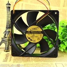 ADDA AD1224UB-A72GL DC 24V 0.25A 3-wire 120x120x25mm Case Cooling Fan #