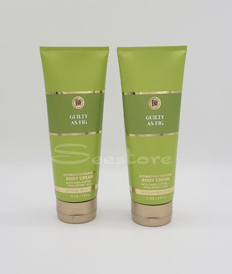 Bath & Body Works Guilty as Fig Ultimate Hydration Body Cream 8 fl oz Set of 2