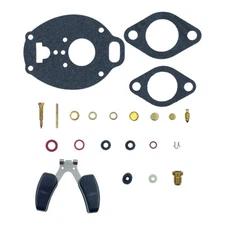 For John Deere M 40 420 430 1020 Economy Carburetor Kit w Float Marvel Schebler 