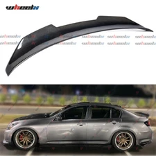 PSM CARBON FIBER HIGH KICK DUCKBILL TRUNK SPOILER FOR 07-15 G35 G37 SEDAN 4-DOOR