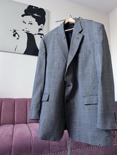 Men  s Jos. A. Bank Tweed Silk Wool Blazer Sport Coat 48L Classic Tailored