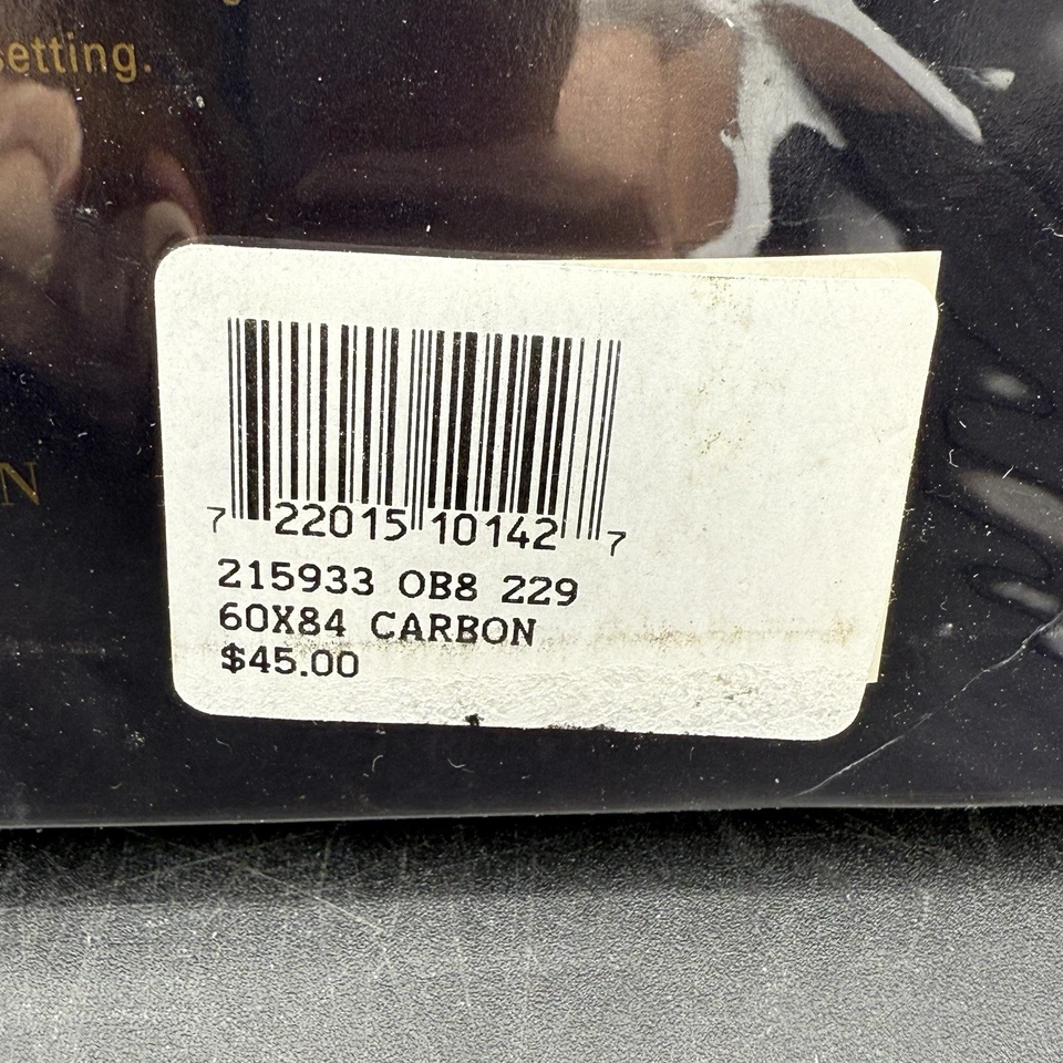 Ralph Lauren Home Black Carbon Oblong Tablecloth 60x84 - BRAND NEW! Herringbone - Image 3 of 4