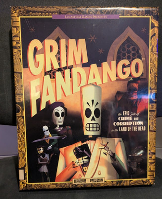 Grim Fandango Remastered PC Collectors Edition Limited Run NEU + OVP LRG Big Box