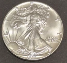 1987 U.S. Mint American Eagle  1 oz .999 Fine Silver Coin, Walking Liberty