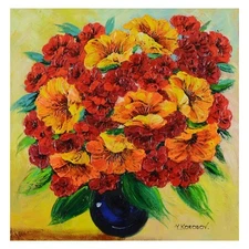 Yana Korobov Original Acrylic Painting on Canvas Hand Signed