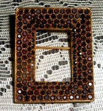  Bohemian Garnet 10k Gold Filled Handmade Vintage Brooch