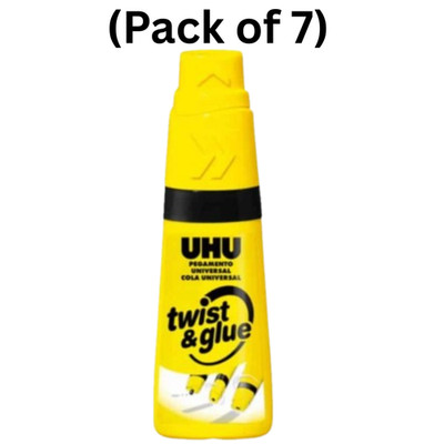 UHU Twist & Glue 35ml Liquid Adhesive Precision Nozzle (Set Of 7 Glues)