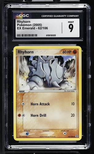 Rhyhorn graded CGC 9 for sale on eBay
