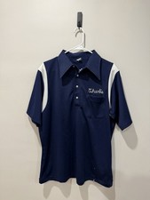 Vintage 60s Hilton Bowling Shirt Chain Stitch Mens XL National Sokols Rockabilly