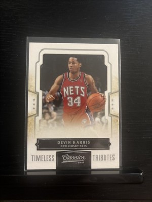 2009-10 Classics Timeless Tributes Silver #6 Devin Harris Card /100  