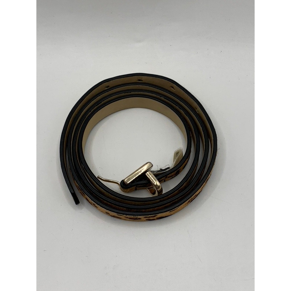 Banana Republic Genuine Cowhide Leather Zebra Print Belt BANANA REPUBLIC Women main image 3