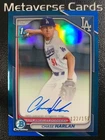 2024 Bowman Draft Chrome Chase Harlan Blue Refractor 1st Prospect Auto 122/150