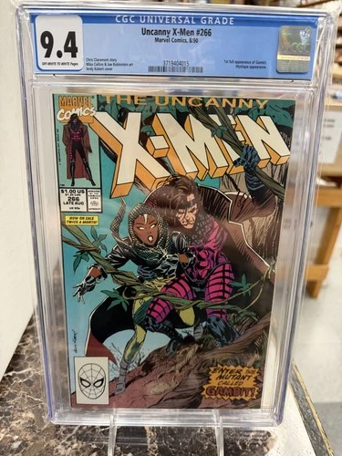 Uncanny X-Men 266 CGC Graded 9.4 NM 1st Gambit Marvel Comics 1990