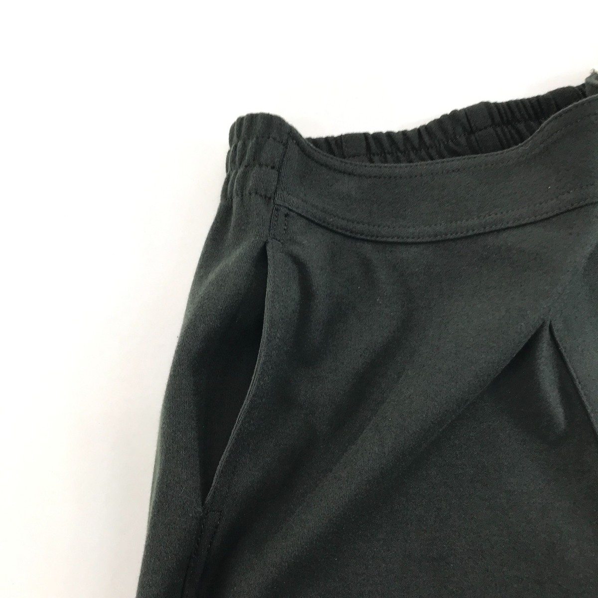 NEW Uniqlo Brushed Jersey Pants Women's Large Dark Green High Waisted Casual View 4