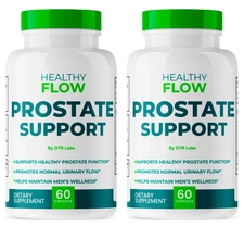 Healthy Flow Prostate Support Dietary Supplement for Male Wellness 120 Capsules