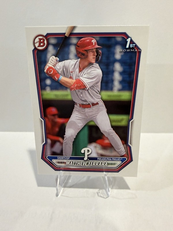 Matthew Ferrara 2026 Bowman BP-110 1st Bowman Philadelphia Phillies
