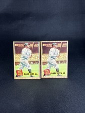 1962 Topps Babe Ruth Hits 60 #139 (2 Card Lot)