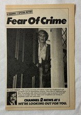 1981 KNXT tv news ad~ PAT O'BRIEN fear of crime