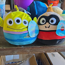 Disney Toy Story Squishmallows Alien & Jack-Jack Plush Set Small 6-14
