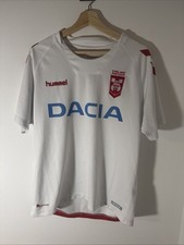 England Rugby League Home Shirt 2018/9 Mens Large Jersey Hummel White Red